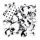 Pompony akrylowe dpCraft Animal Zebra, 45szt
